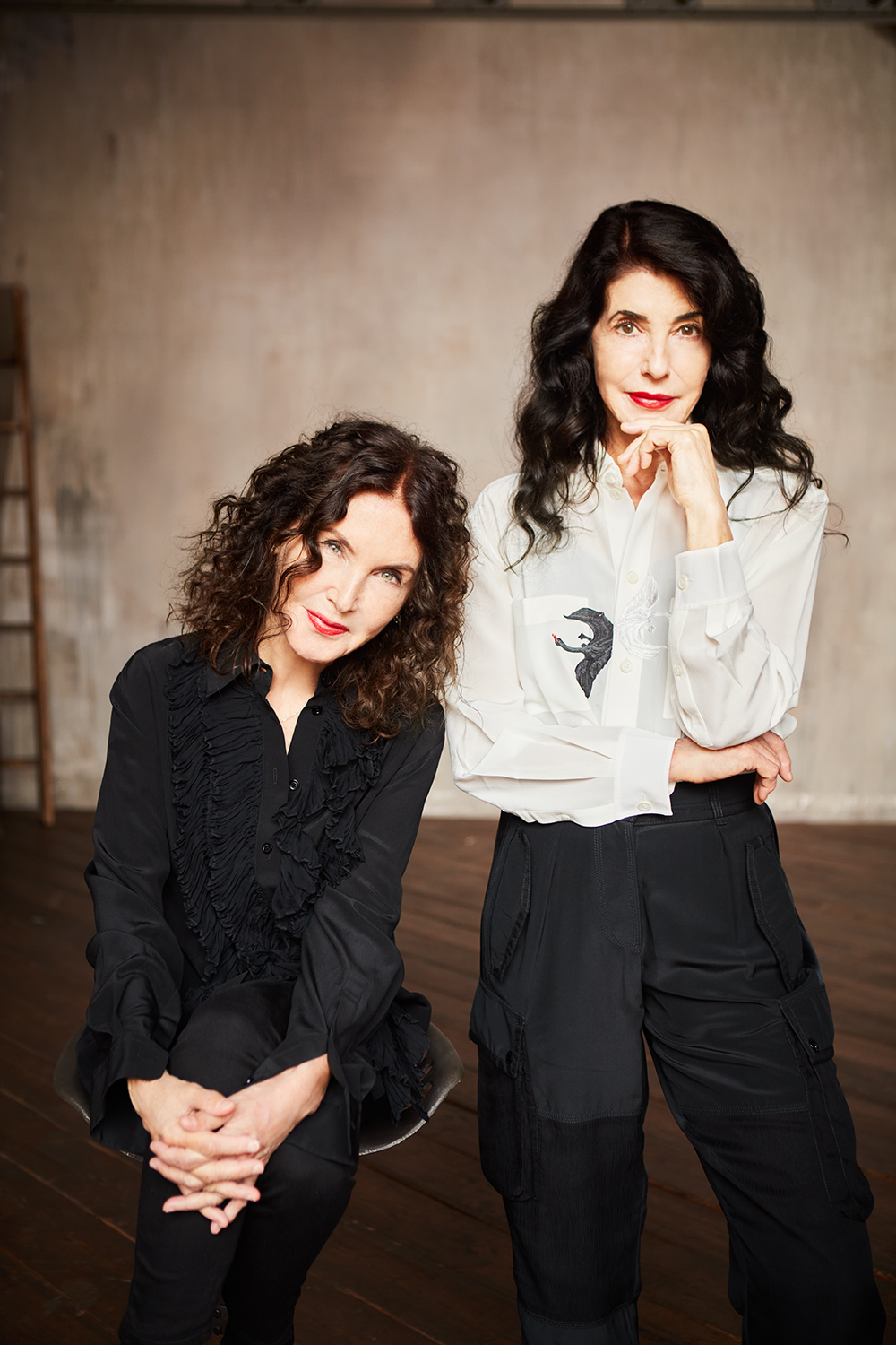 卡蒂亞．拉貝克（左）與梅瑞兒．拉貝克（右）。