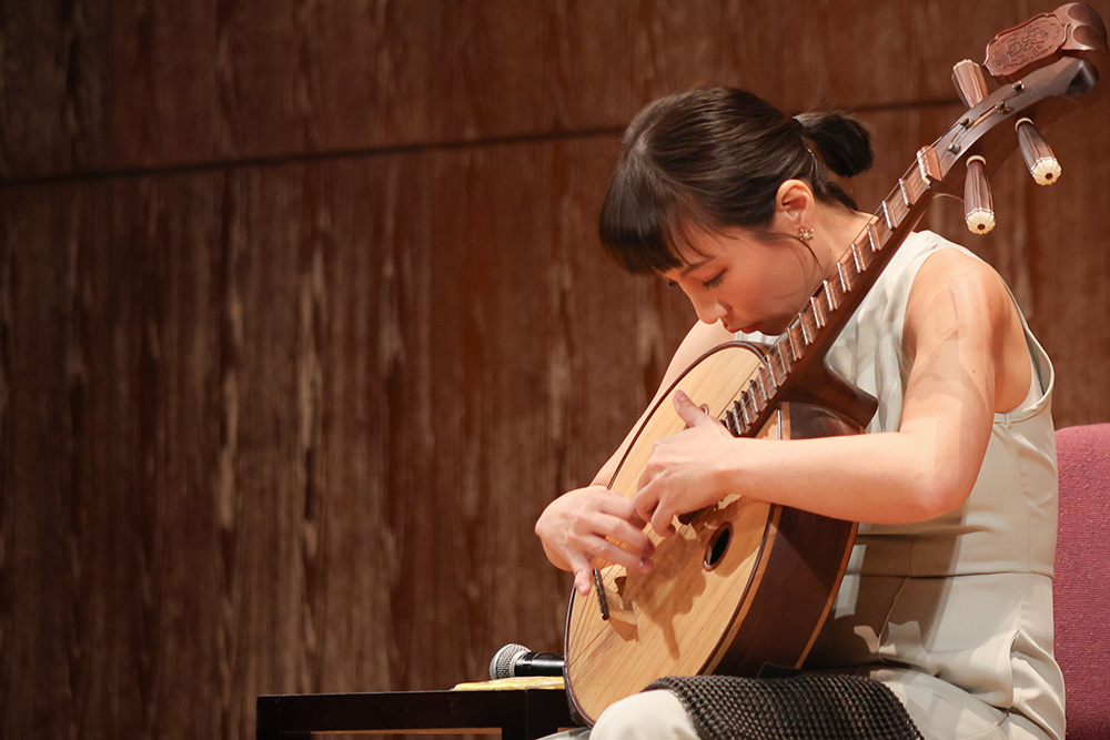 潘宜彤中阮創作作品獨奏會演出現場。