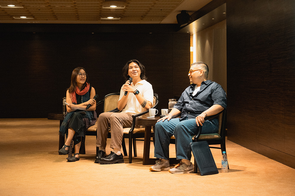 （左起）鍾適芳、陳啟明、樊夏。