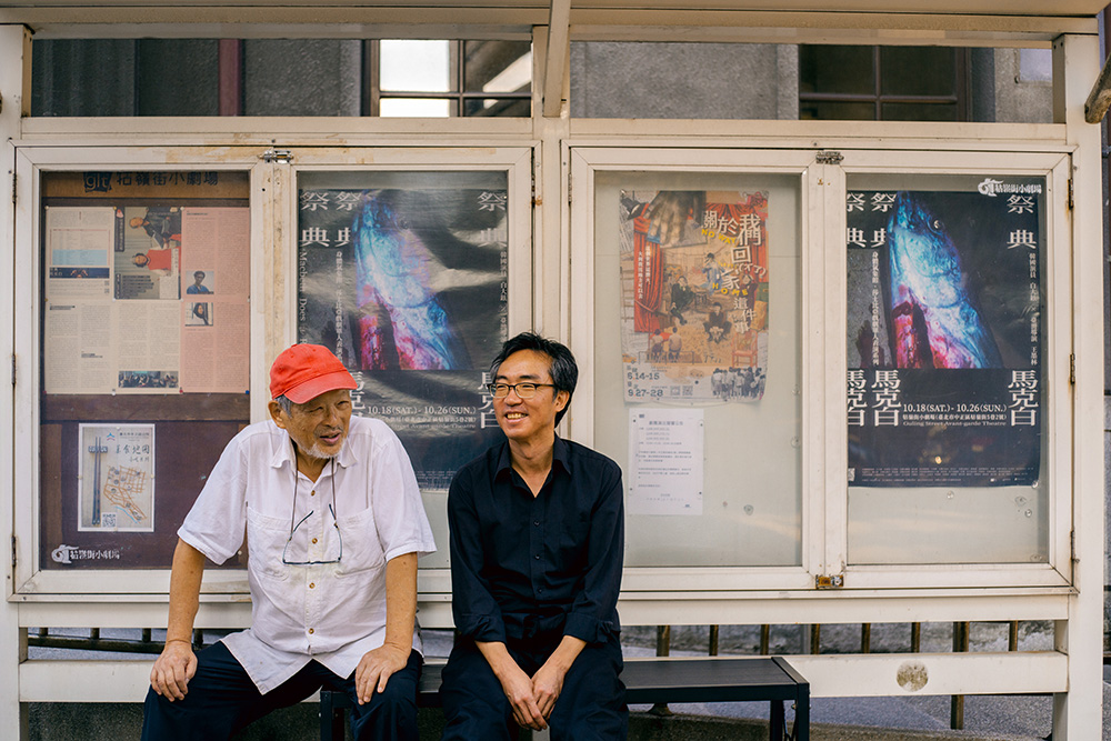 王墨林（左）與白大鉉（右）