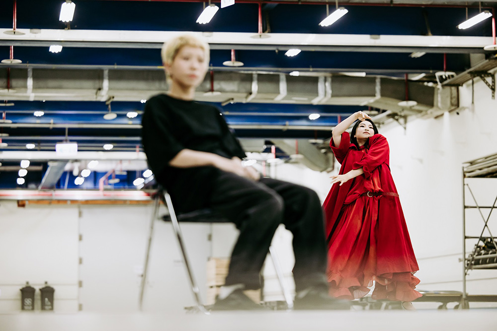 《勞動狂想》排練現場。