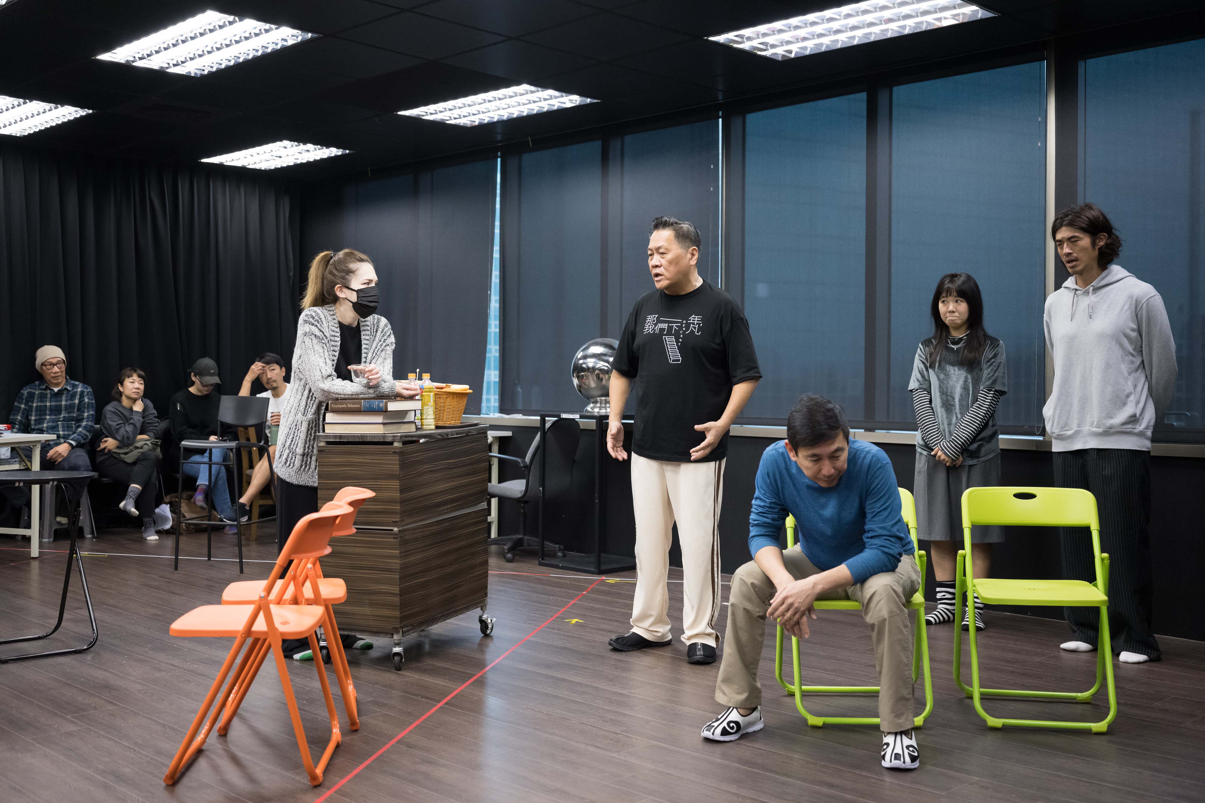 《那一年，我們下凡》排練。