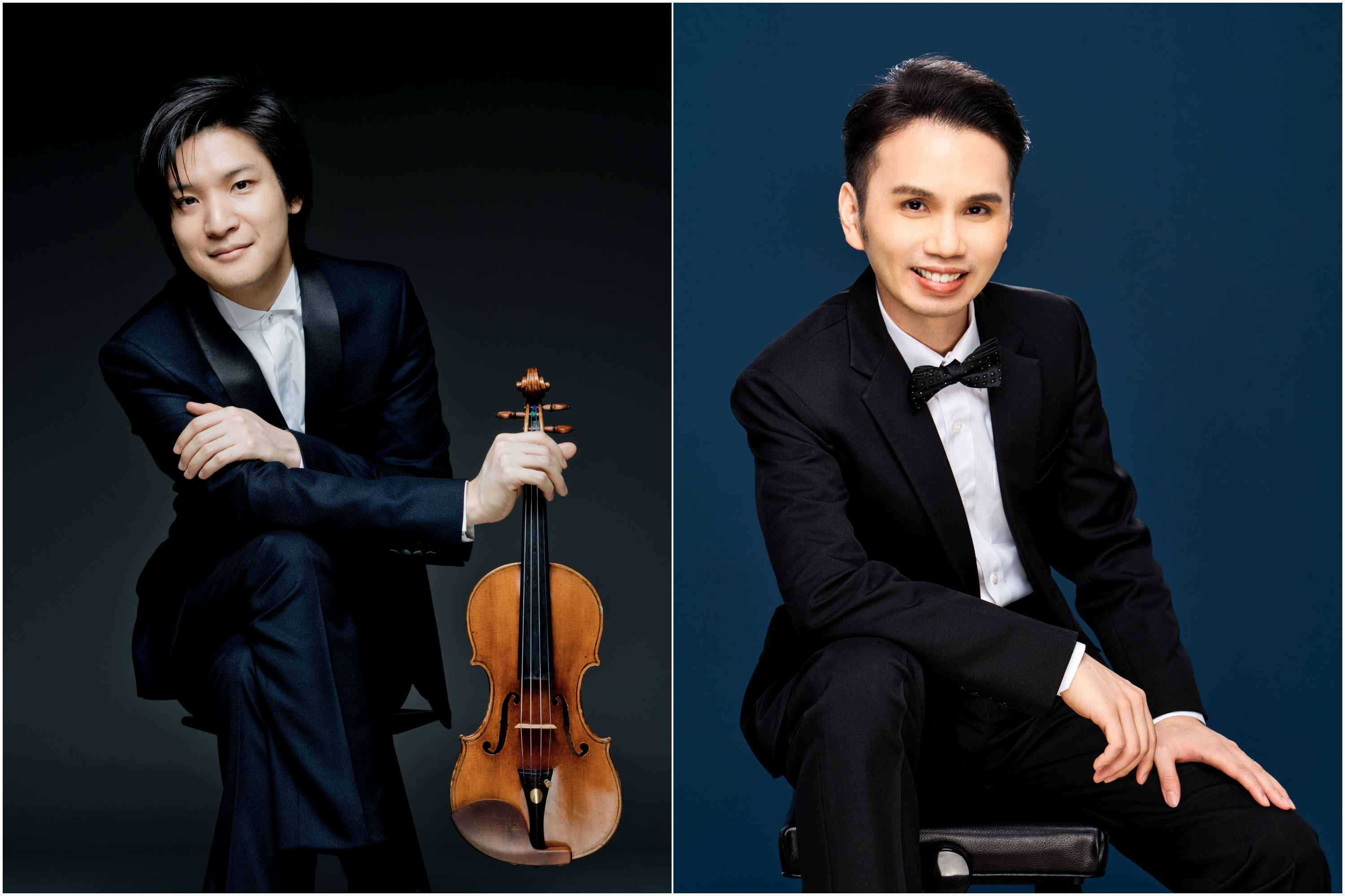 由金曲獎得主盧易之(右)攜手伊莉莎白女王與隆堤博大賽銀獎得主成田達輝(左),以「城市共頻」為主軸,將國際藝術能量與台南生活脈絡同步共振。透過精緻選曲與導聆,讓大師樂音走入常民生活,勾勒專屬台南的感性記憶。